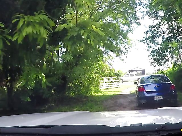 Outdoor sex on the side of the road with Alexa Mia Nicole