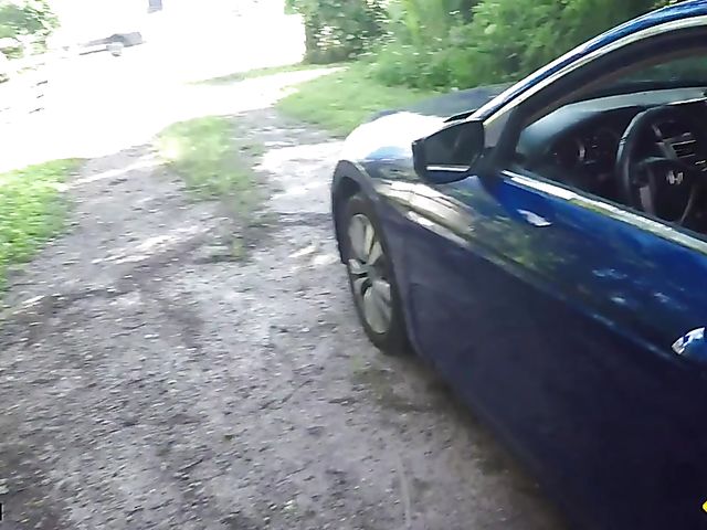 Outdoor sex on the side of the road with Alexa Mia Nicole