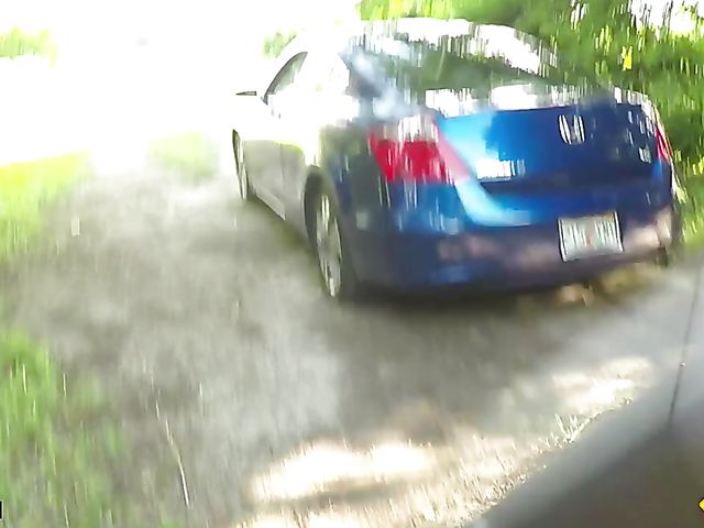 Outdoor sex on the side of the road with Alexa Mia Nicole