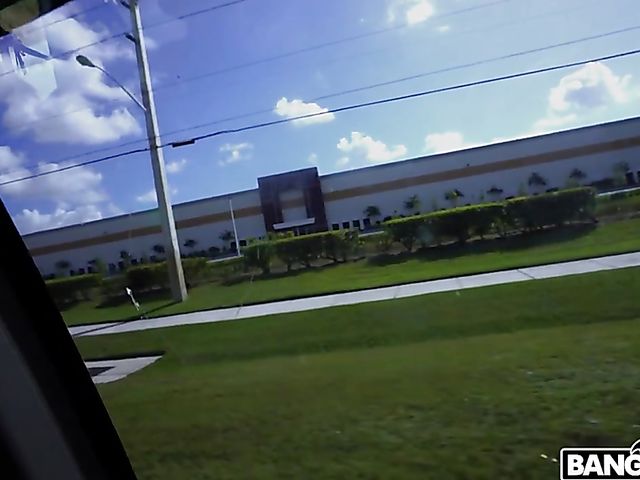 Interracial road adventure with curvy blonde Brandi Bae