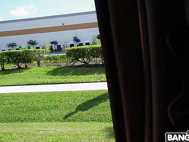 Interracial road adventure with curvy blonde Brandi Bae