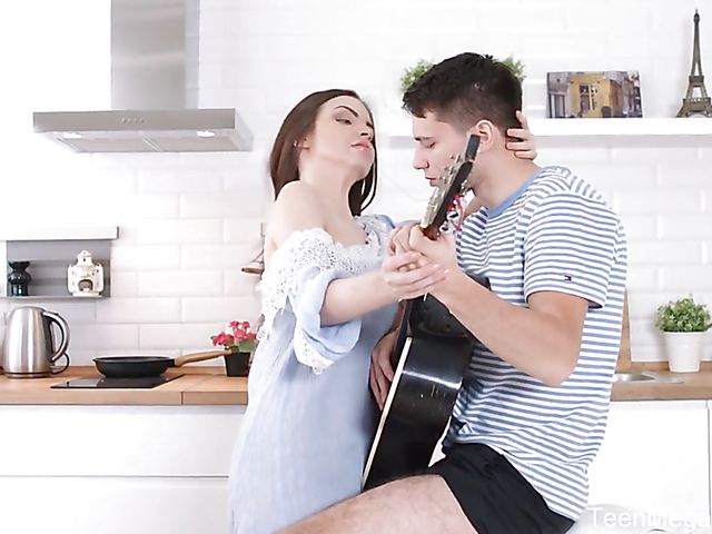 Passionate morning sex with young Milana Witch