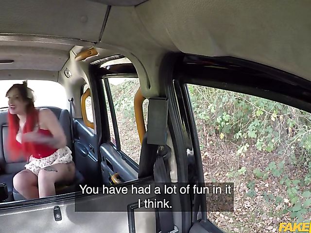 FakeTaxi anal with tattooed redhead Alexxa Vice