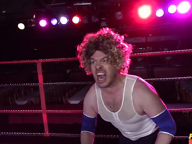 Crazy wrestling with huge titted tattoo MILF Sophie Anderson 