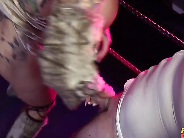 Crazy wrestling with huge titted tattoo MILF Sophie Anderson 