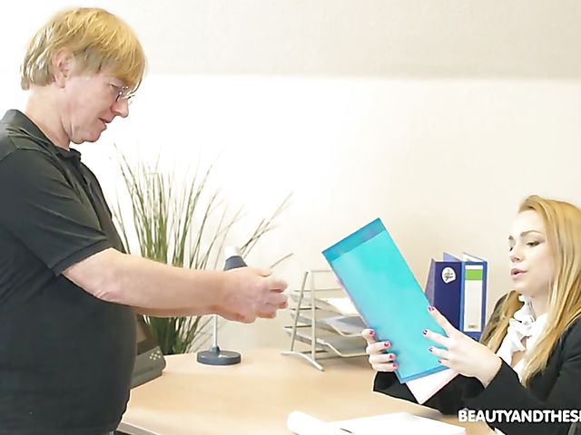 Businesswoman Rebecca Black tales old man cock