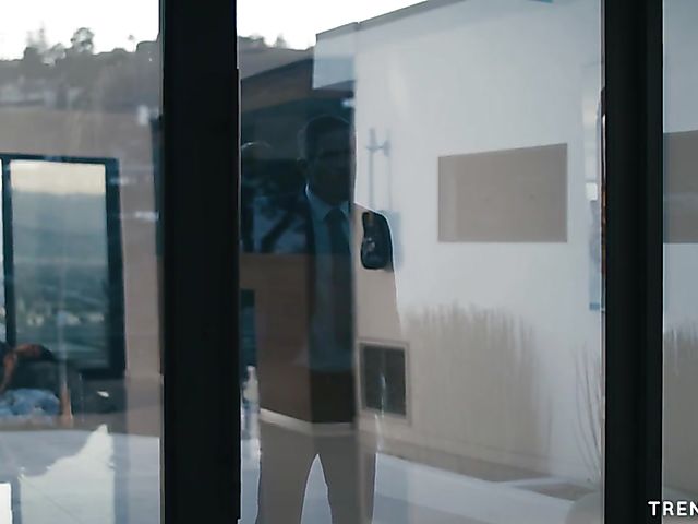 Hot evening with busty brunette Melina Mason