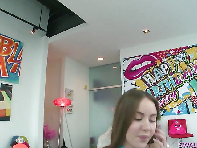 Teen deepthroat and asslick with Naomi Blue