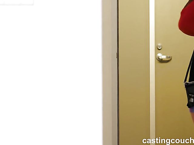 Casting interracial fun with cute Daphne