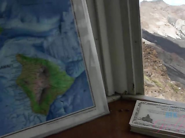 Hairy girlfriend Niki Snow is naked on the beach