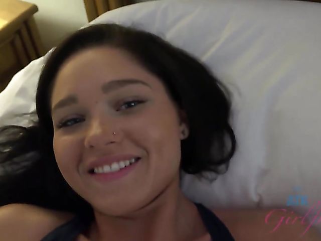 Zoe Bloom - Young GF anal on a hotel bed