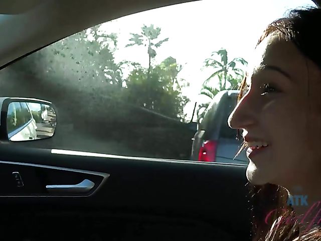 Skinny Carmen Rae bares all on the nudist beach