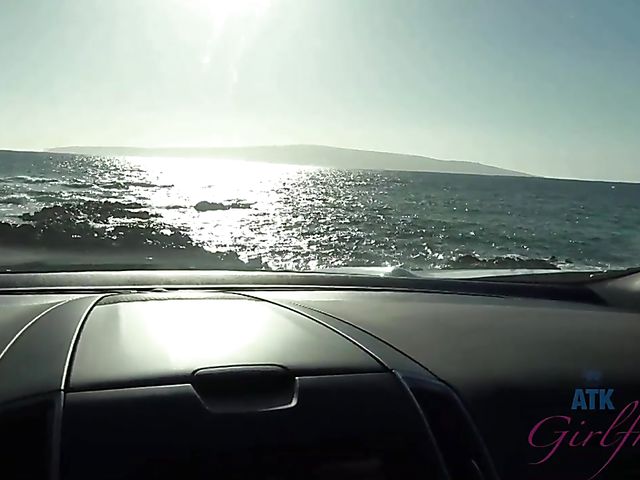 Skinny Carmen Rae bares all on the nudist beach