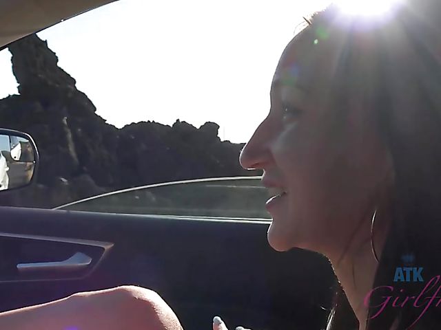 Skinny Carmen Rae bares all on the nudist beach