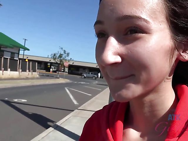 Skinny Carmen Rae bares all on the nudist beach