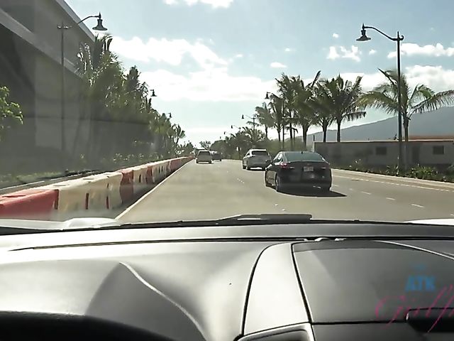 Skinny Carmen Rae bares all on the nudist beach