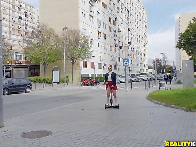 Public sex with hoverboard girl Pamela Sanchez