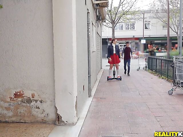 Public sex with hoverboard girl Pamela Sanchez