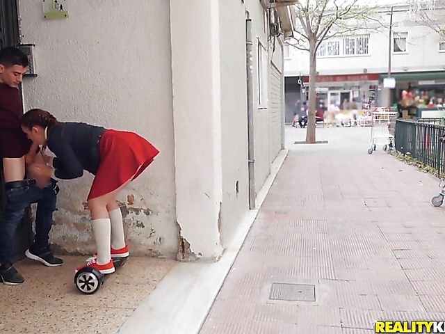 Public sex with hoverboard girl Pamela Sanchez