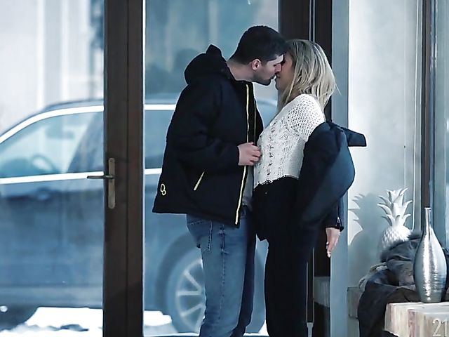 Wintertime anal sex by the fire with Shona River