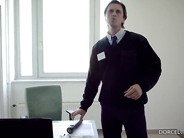 Liza Del Sierra anal with two guys in the office