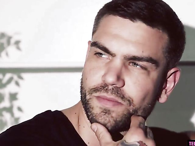 Teen Harmony Wonder creampie with a heavily tattooed dude