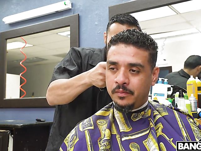 Bubble butt latina Rose Monroe gets banged at the barber shop