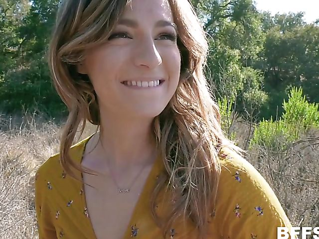 Three girls one guy outdoors with Izzy Lush, Samantha Hayes and Avery Moon