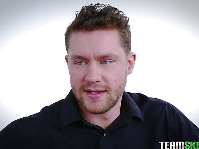 Blonde threesome with two dudes on Valentine's Day