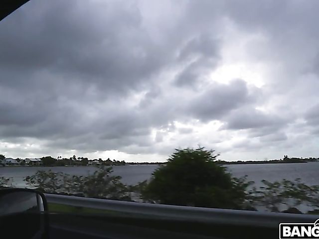 Redhead Arietta Adams rimming and fucking on the road