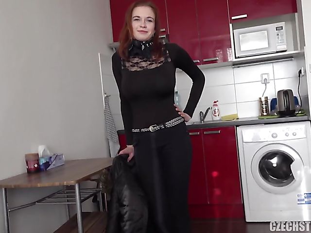 Big tits Czech cellist Nada takes a dick for cash