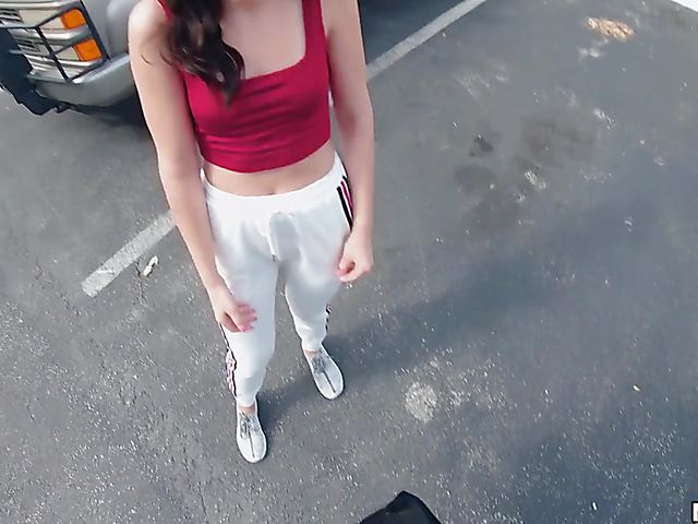 POV fucking in the locker room with teen Kelsey Kage