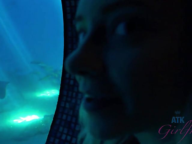 Traveling with small tits blonde Riley Star