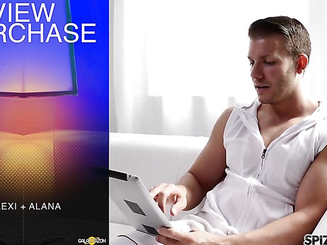 Latex threesome with Alana Cruise and Lexi Fox