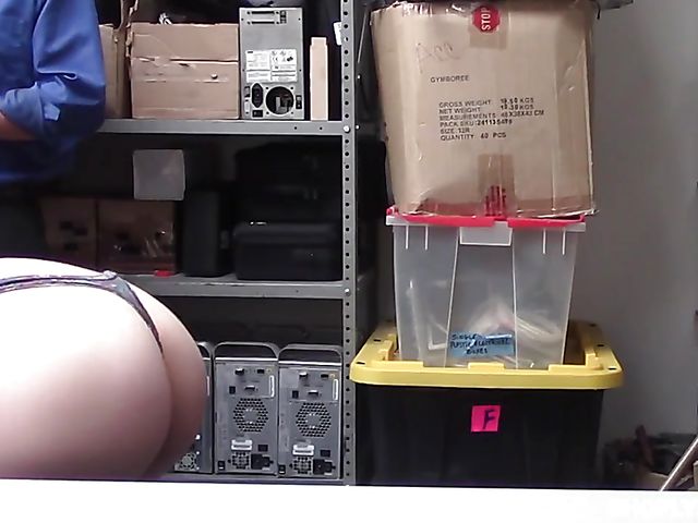 Shy teen shoplifter Naomi Nash gets pounded