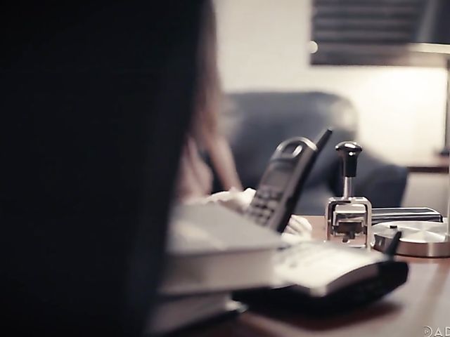 Big breasted mature woman Darla Crane gets shagged in the office