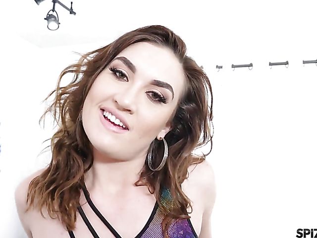 Nasty teen Kat Monroe gets her juicy hole filled