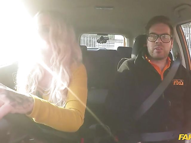 Filthy driving and car sex with Louise Lee