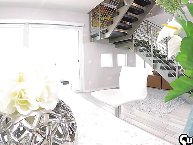 Naomi Blue's creamy pussy needs more