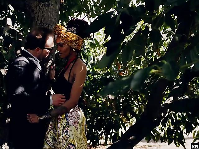 White on ebony interracial action with hot Nubian babe Julie Kay 