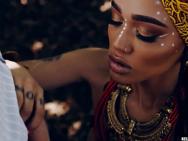 White on ebony interracial action with hot Nubian babe Julie Kay 