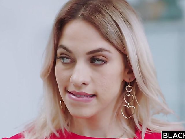 BBC threesome with lady in red Khloe Kapri