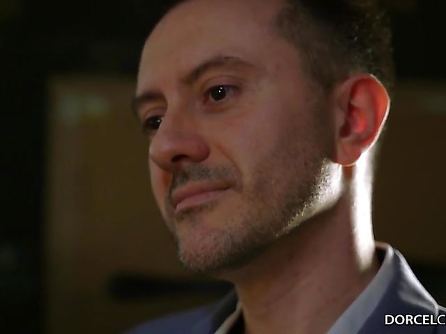 Busty French lady Tiffany Leiddi gets fucked in front of her man