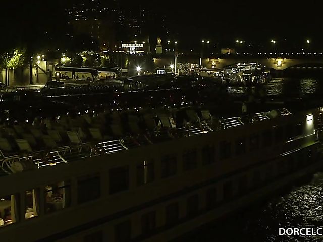 Busty French lady Tiffany Leiddi gets fucked in front of her man