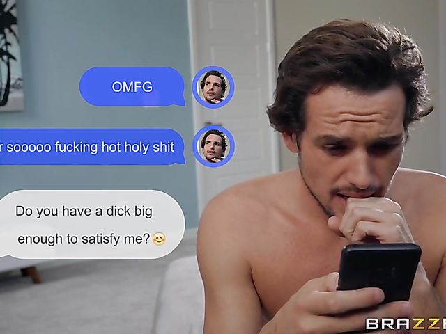 Cheating blonde Nina Elle gets her juggs fucked by her stepson