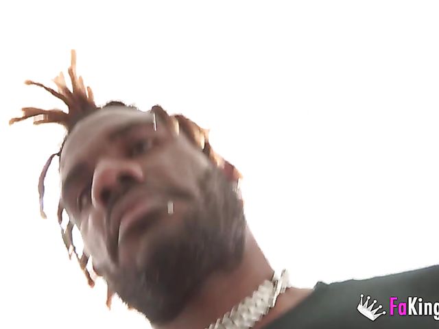 Mature busty Merce takes a black one