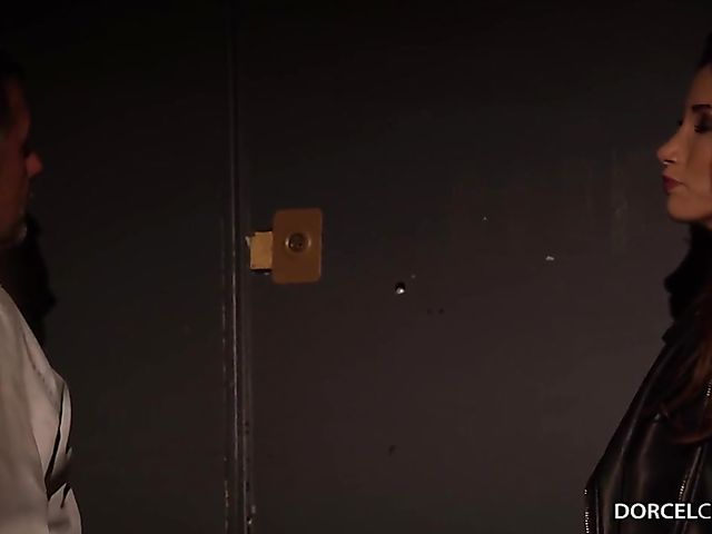 French gangbang in the dark with Clea Gaultier