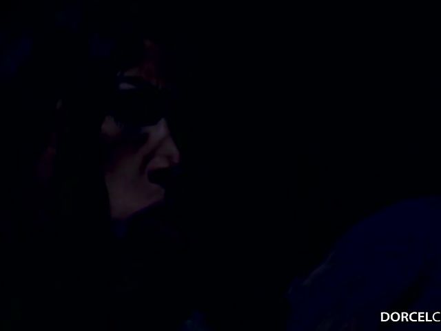 French gangbang in the dark with Clea Gaultier