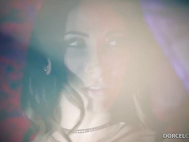 French gangbang in the dark with Clea Gaultier