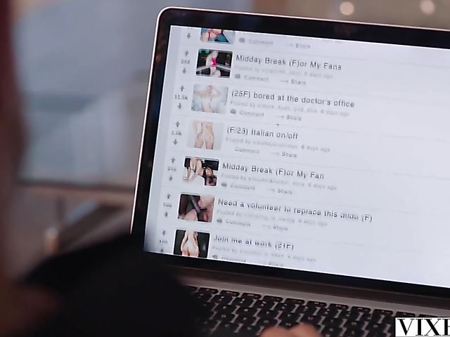 Brad Newman gets turned on by small tits babe Naomi Swann